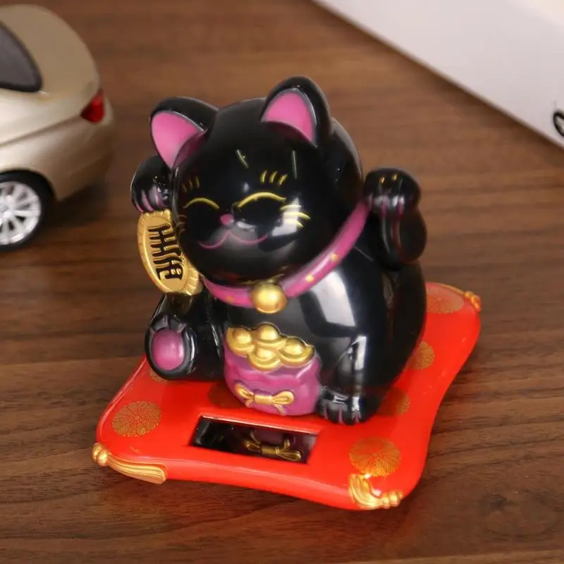 Японский счастливый кот богатство развевающаяся рука кошка золото Maneki Neko милый дом FengShui Декор Добро пожаловать кошка ремесло искусство магазин украшения отеля