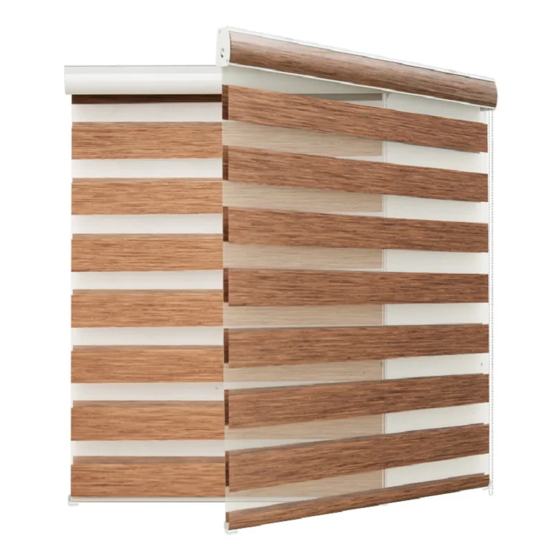 

High Quality Jute Window Curtain Zebra Roller Blinds For Home Decoration