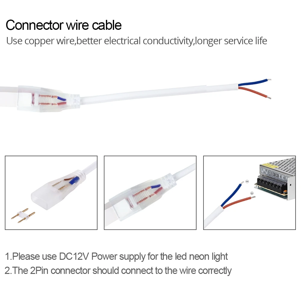 220 в 12 В светодиодный неоновый светильник 2835 SMD 1 м/5 м/10 м гибкая неоновая лента светильник водонепроницаемый для наружного внутреннего декоративный светильник