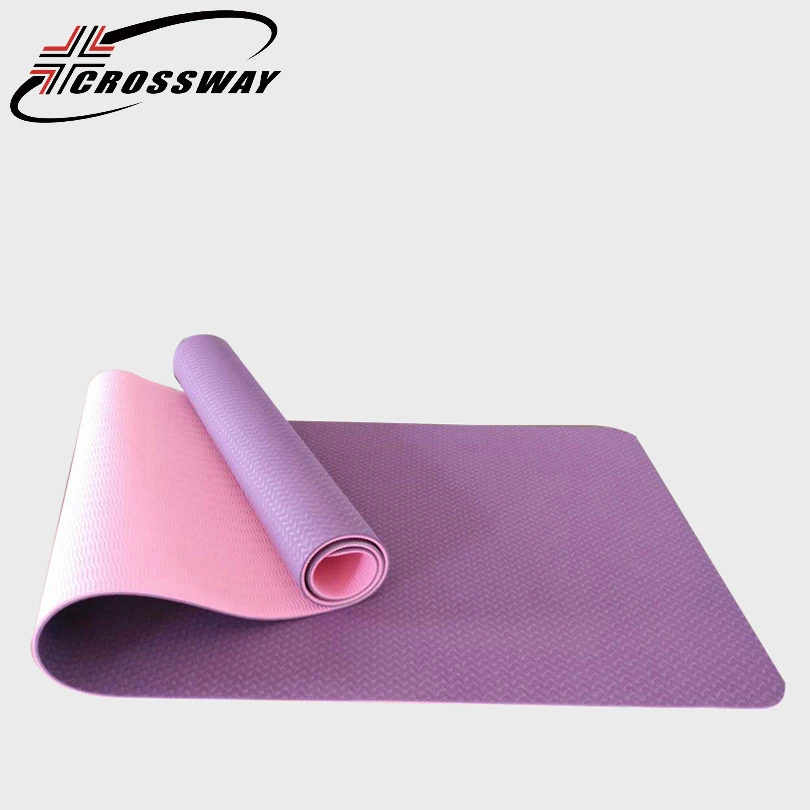 CROSSWAY 6MM two tone yoga Mat Portable Picnic Beach Mat Outdoor