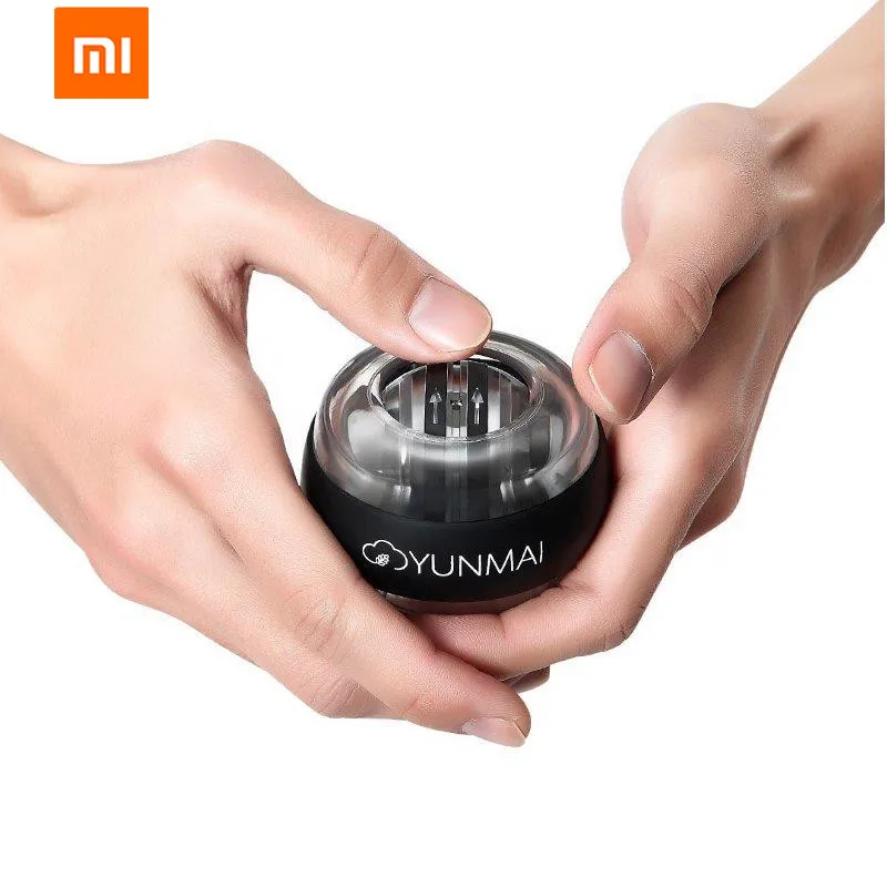 Xiao mi jia yunmai наручный тренажер светодиодный Gyroball эфирный Спиннер Гироскопический