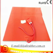 810*830*1,5 мм кровать с подогревом для 3d принтера 220 в 2000 Вт гибкий силиконовый резиновый нагреватель 1000 мм свинцовый провод с ED330L термостатом