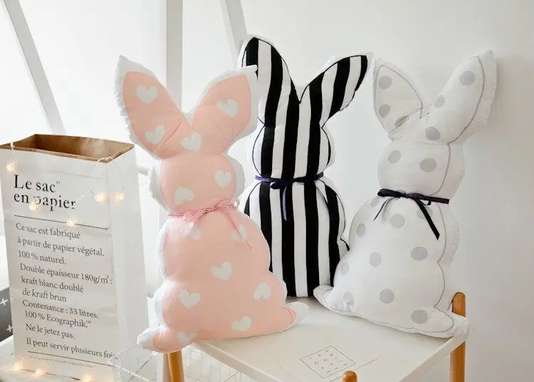 

Decorative Bunny Cushions Pillows For Kids Room Nursery Decor Nordic Decorative Cushions Pillow For Nursery Girl Room Sofa Decor