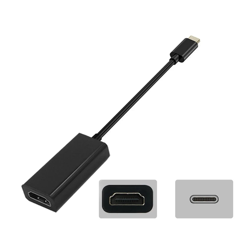 Кабель типа C к HDMI HD USB 3,1 к HDMI компьютерному телефону подключение HDTV проекция