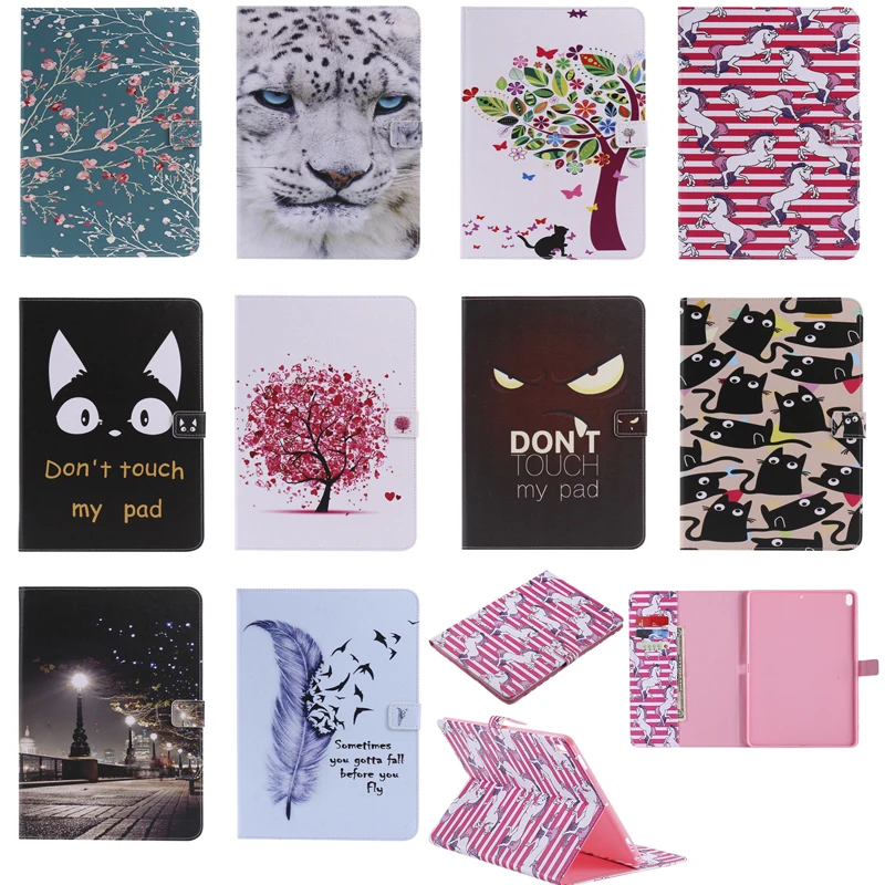 

Luxury Horse Print Leather Magnetic Flip Wallet Tablet Case Cover Skin Shell Coque Funda For iPad Pro 10.5 inch 2017 A1701 A1709