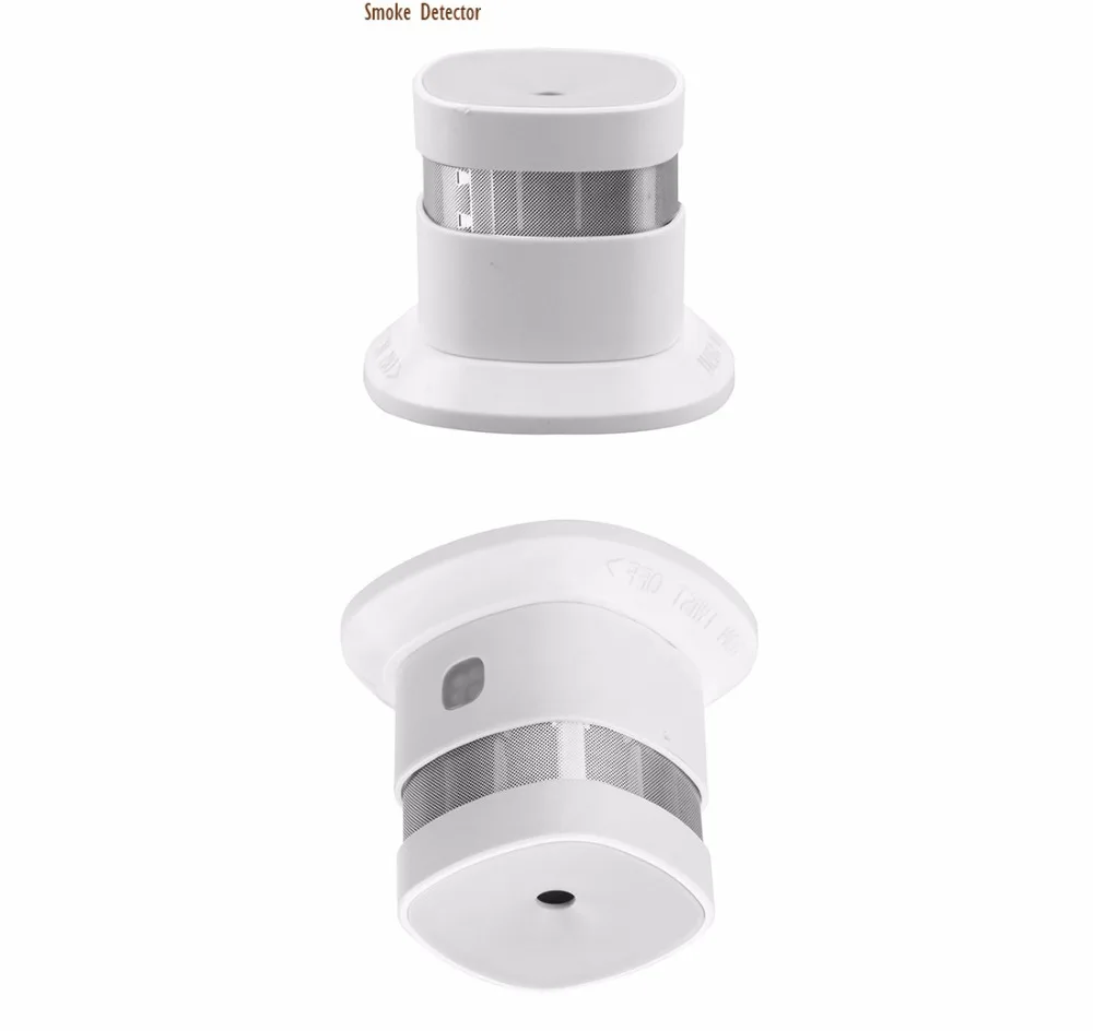Zigbee Sensor Smoke Detector Fire Alarm Detector Smart Home Sensor 2.4GHz High Sensitivity Compatible with SmartThing Gateway panic button bluetooth