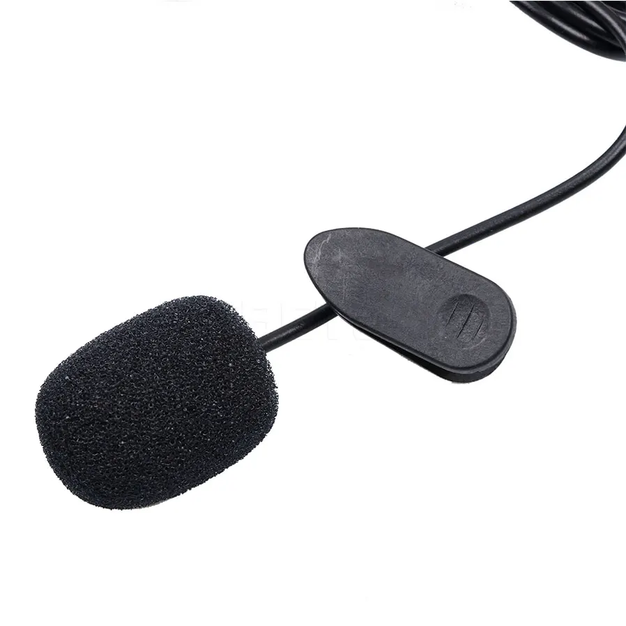 KEBIDU 3,5 мм Универсальный мини микрофон гарнитура зажим для говорящих лекций 1,5 м длинный кабель