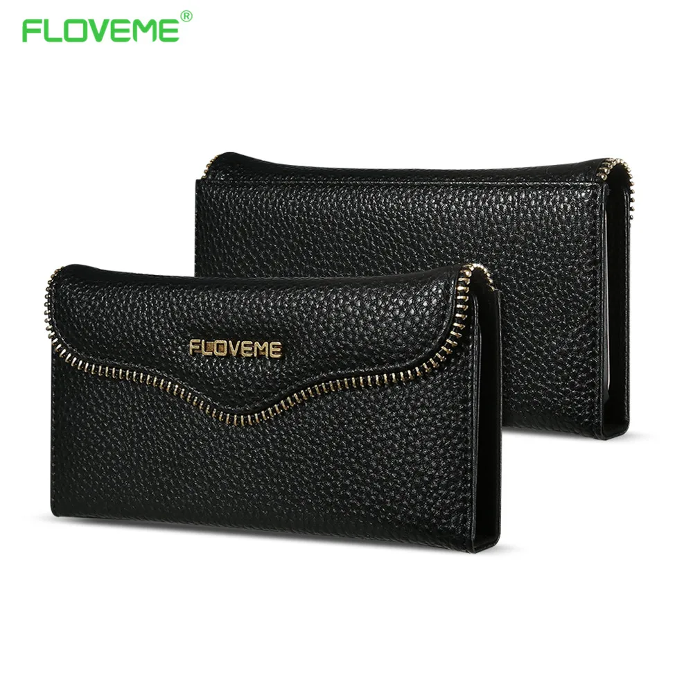 

FLOVEME Leather Wallet Case For iPhone 6S 6 Plus Classic Design Phone Cases For iPhone 8 7 Plus 6S 6 Plus Coque Cases Shell Capa
