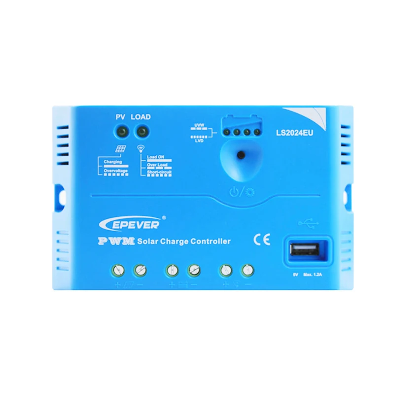 

1pc x 20A LS2024EU EP EPEVER PWM LandStar Solar system Kit Controller Regulators With 5V USB