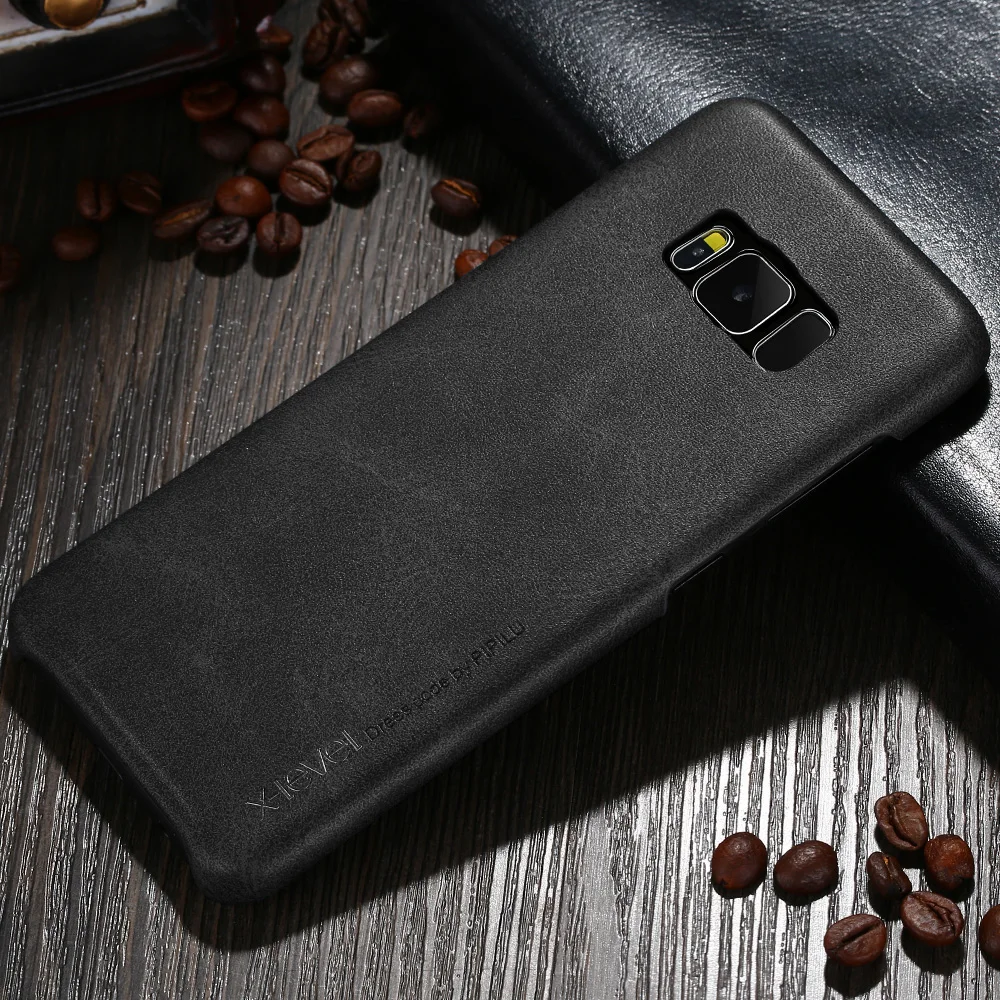 

X-Level Case For Samsung Galaxy S8 Case Ultra Thin PU Back Case For Samsung Galaxy S8 Plus Cover Phone Cases Business Vintage
