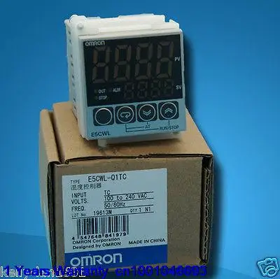 

DHL/EUB 2pcs Original for OMRON Temperature Controller E5CWL-Q1TC 100-240VAC New in Box 15-18
