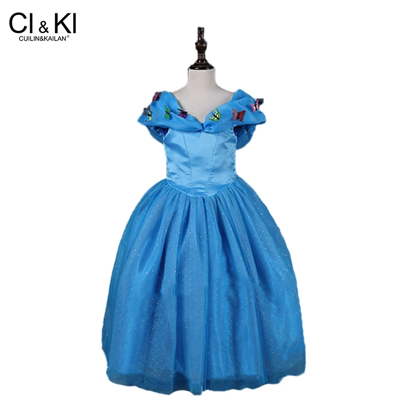 

CuilinKailan dress fever elsa anna snow white cinderella baby girls princess cosplay costume party for children kids moana elza
