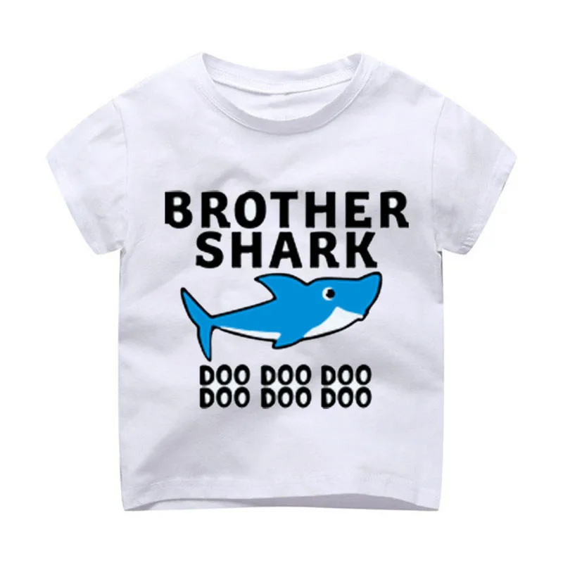Baby Shark Doo Mummy Daddy Print T-shirts 2019 Family Harajuku Lovely T shirt Daddy Baby Clothes Party Funny Gift Tee Baby Shark Doo Mummy Daddy Print T-shirts 2019 Family Harajuku Lovely T shirt Daddy Baby Clothes Party Funny Gift Tee