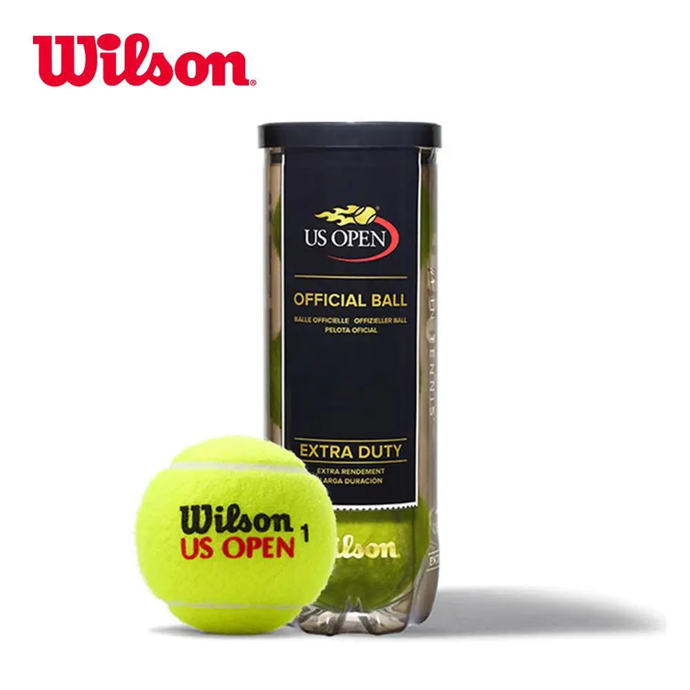 

Original Wilson Tennis Open Competition Train Natural wool Rubber Genuine New Packaged Balls WRT106200