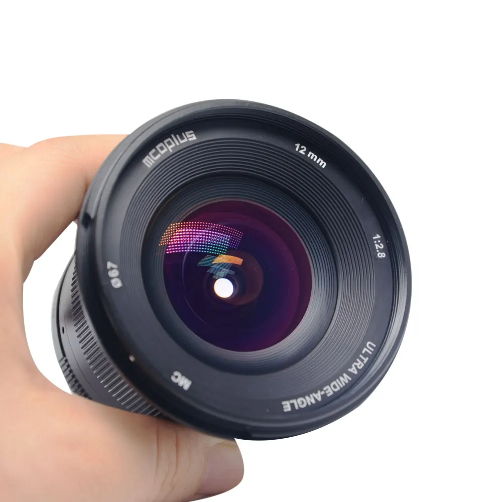 Mcoplus 12 мм f/2 8 Руководство ультра широкоугольный объектив APS-C для Canon EF-M крепление