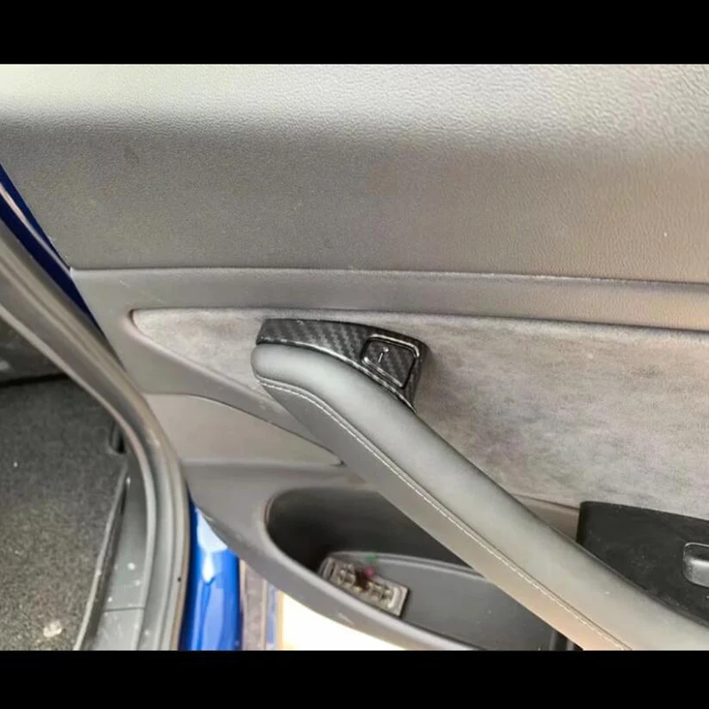Для Tesla Model 3 8 шт. ABS Автомобильный Замок для межкомнатной двери рамка накладка