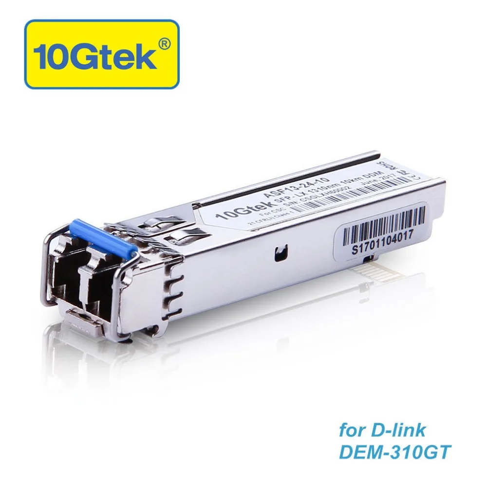 

D-link DEM-310GT, Gigabit SFP module, Single-Mode, Mini-GBIC, 10 km Fiber Optic SFP Transceiver Module SMF