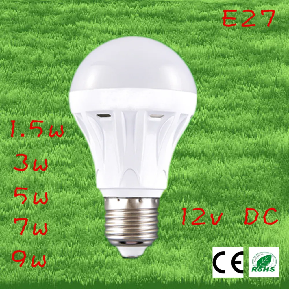 High quality led bulbs 12v dc 3w 5w 7w 9w led lamp 6000k smd 5730 home