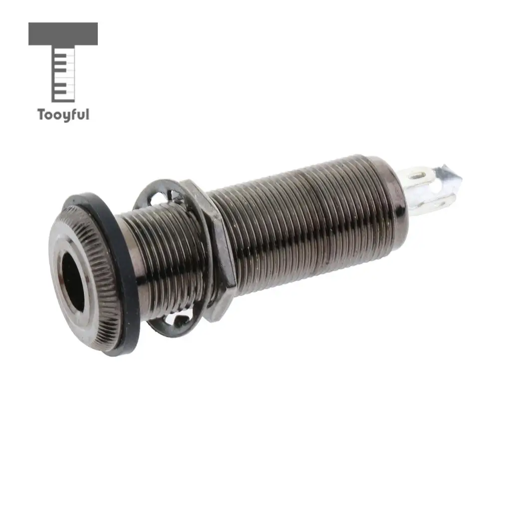 1/4'' 6.35mm Electric Guitar Bass Input Output Jack Socket Plug Connector for Guitar Replacement Parts
