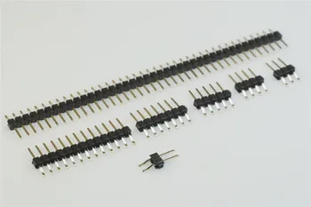 

0.10" 2.54 mm 2 3 4 5 6 7 8 9 10 12 14 15 16 20 24 26 30 40 Pin Header Male single row Right Angle 90 Deg SMD SMT Surface Mount