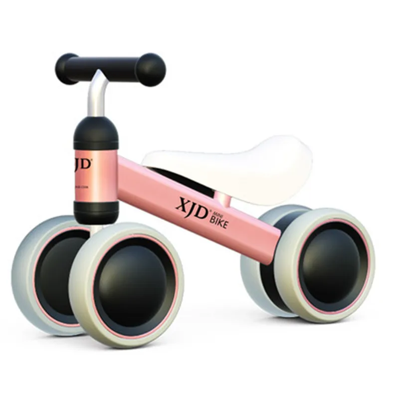 Детский баланс, скутер, ходунки для малышей 1-2 лет, Детский самокат без ножных педалей велотренажер, подарок для младенцев, четыре колеса