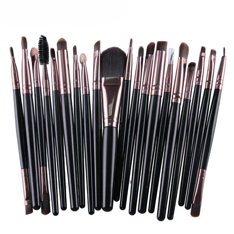 

Hot Sale 20 pcs Makeup Brushes Set tools Make-up Toiletry Kit Wool Make Up Brush Set Goat Hair Cosmetic Beauty Pincel Maquiagem