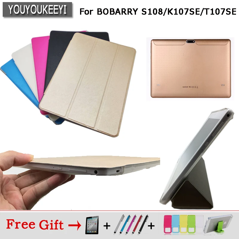 Ультратонкий чехол-книжка из искусственной кожи для BOBARRY S108/K107SE/T107SE 10 1 дюймов 5