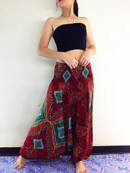 

Fashion Comfy Beach Baggy Boho Gypsy Hippie Women Harem Pants Trousers Long Loose Pants