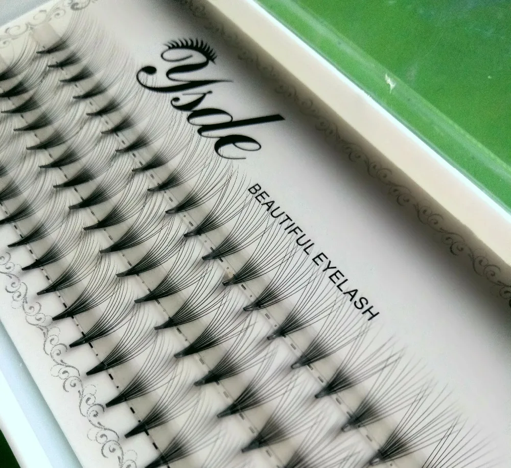 Набор Натуральных накладных ресниц 8 13 мм 60 пучков/комплект|c curl|eyelash extensionfalse eyelash