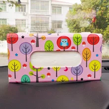 Автомобильная панорамная крыша лоток милый мультфильм автомобиль солнцезащитный козырек коробка для салфеток подвесной стул задняя коробка для салфеток автомобильные аксессуары