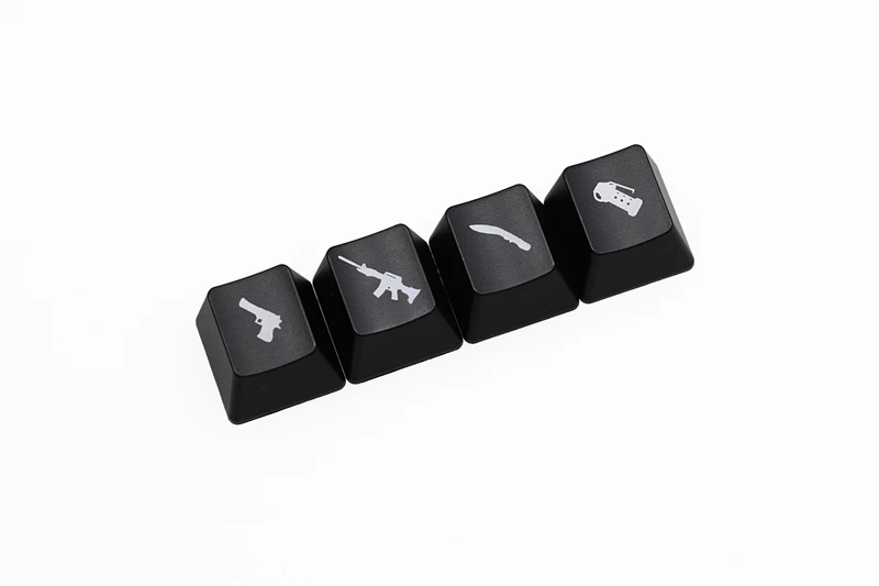 4 ключа/упаковка PBT механическая клавиатура личность с подсветкой ключ крышка для CF Cut guns