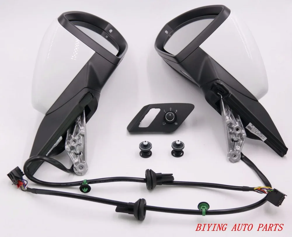 For VW Golf 7 MK7 VI Mirror With Cover AUTO folding electric folding