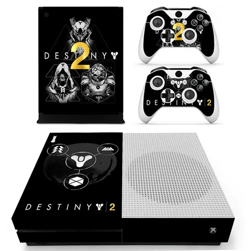 Игра Destiny 2 наклейка на кожу для microsoft Xbox One S консоль и 2 контроллера для Xbox One S Наклейка на кожу - Цвет: YS-xboxoneS-0940