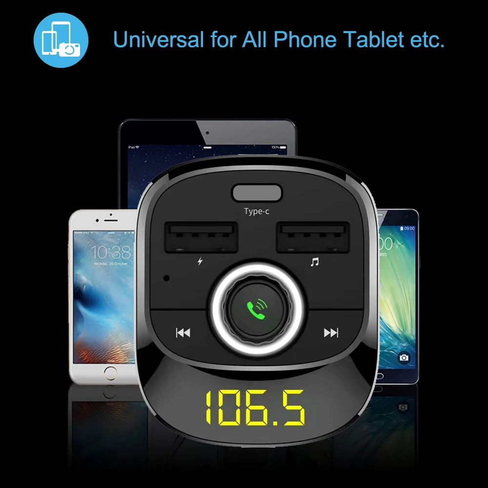 E0219 Bluetooth Car Kit MP3 Player Transmitter -6
