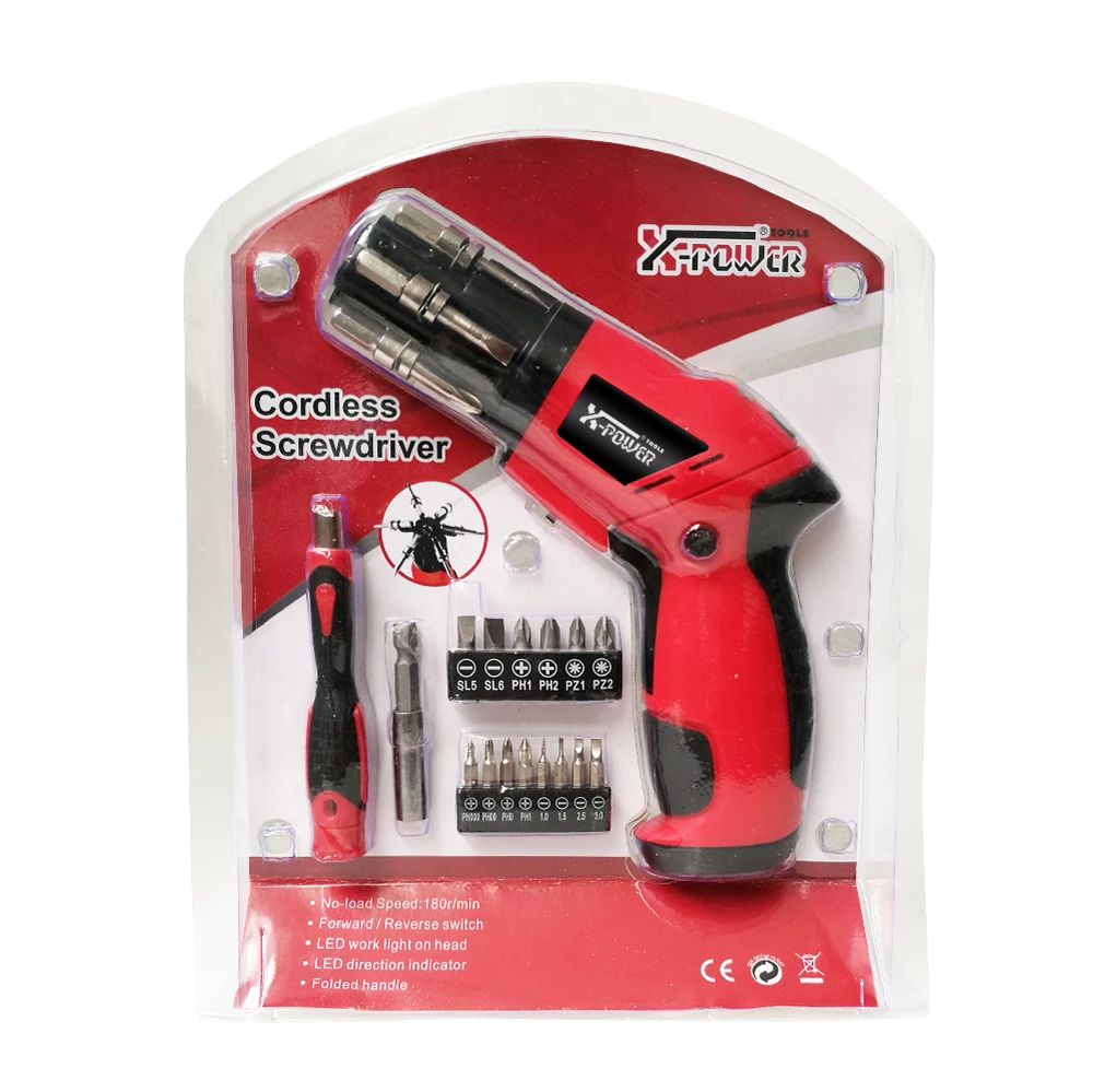 

KCS615AG-S16B blister packing AA battery cordless screwdriver mini electric tool portable design