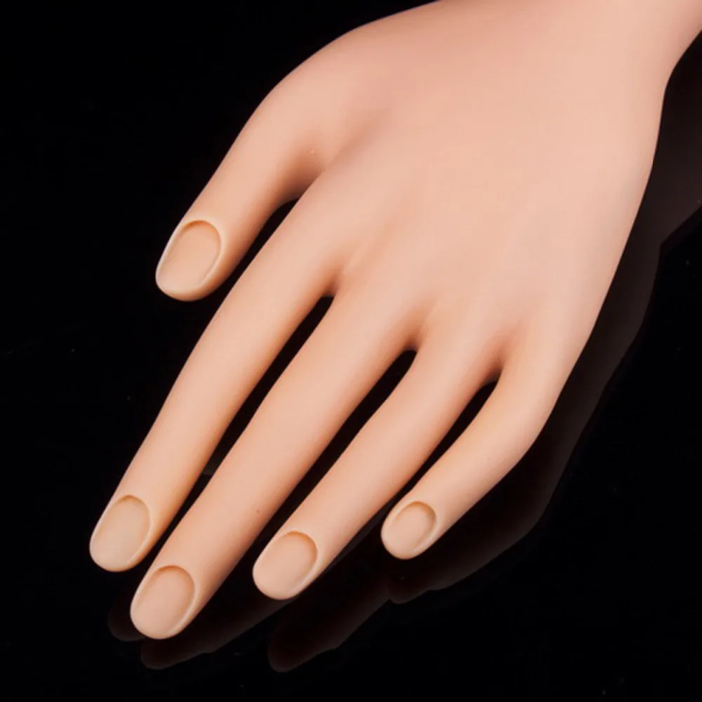 Новая практика ногтевого искусства рука мягкий тренировочный дисплей Модель руки гибкий силиконовый протез личный салон маникюрные инструменты