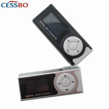 

TF Card MP3 Player with light Mini Clip Metal USB Classic MP3 Music Media With Earphone Support Micro 64g SD card Running Music
