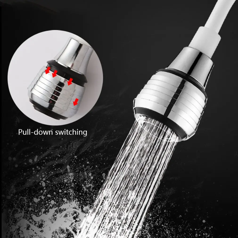 A2744 Home Kitchen Faucet Extension Extender Long Hose Portable Retractable Foaming Shower Faucet Durable