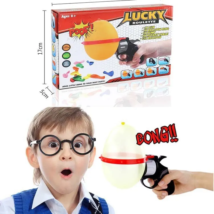 Русская рулетка Lucky пистолет с воздушным шаром Bang модель | Шутки и розыгрыши -33013634211