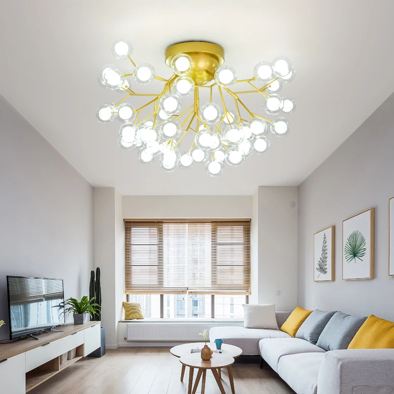 

Modern Magic Bean Ceiling Lights Living Room lustre Hotel Lobby Office Reading Ceiling Lamps Light Fixtures Luminaria hanglamp