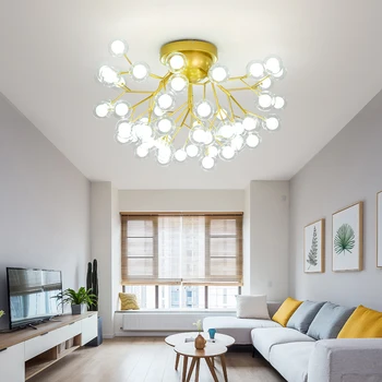 

Modern Magic Bean Ceiling Lights Living Room lustre Hotel Lobby Office Reading Ceiling Lamps Light Fixtures Luminaria hanglamp