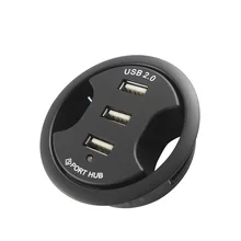 Factory direct USB2 0 2 0 HUB round 3 computer desk USB HUB extended one for