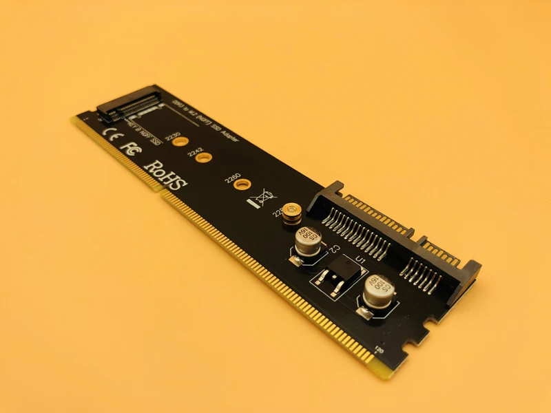 Новинка адаптер для M2 SSD DDR3 DDR к M.2 Райзер карта NGFF B соединитель в форме ключа SATA Power