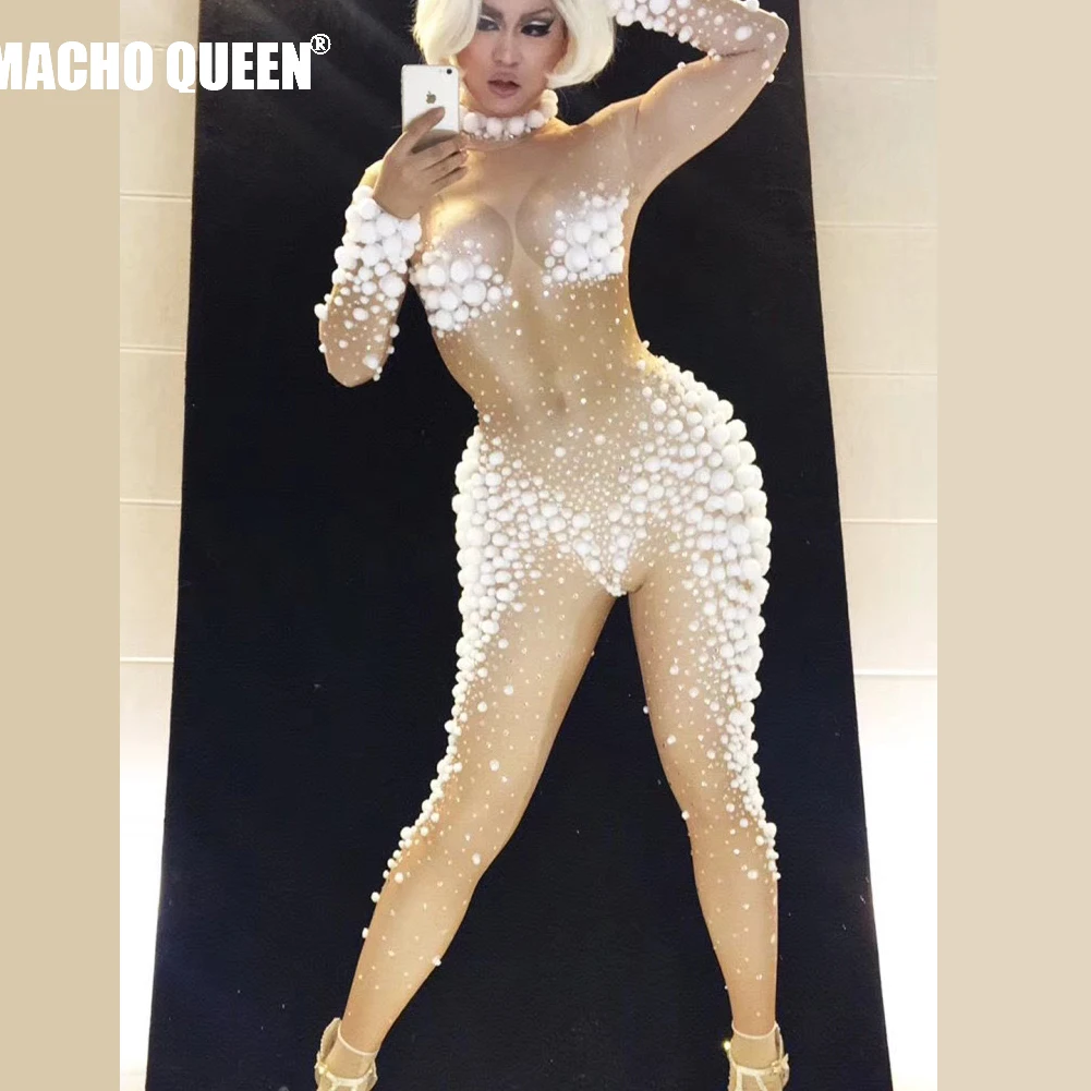 white sparkly bodysuit