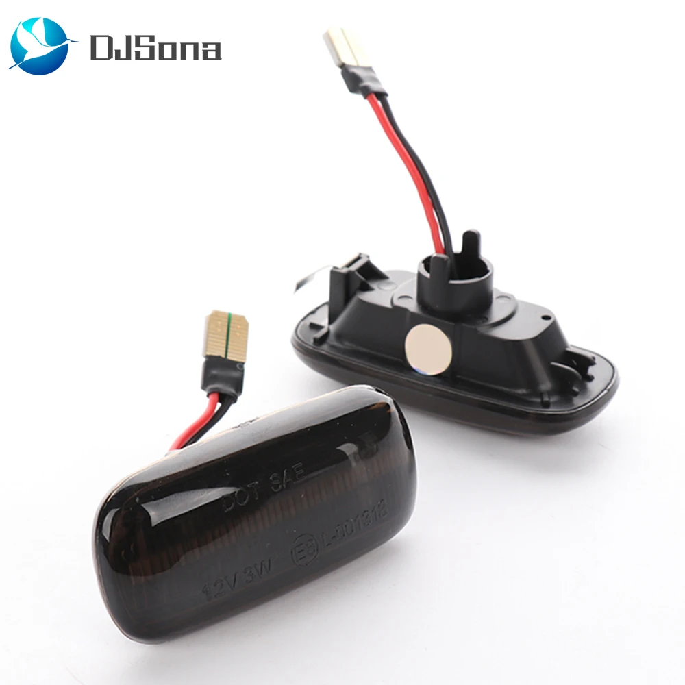 

2Pcs LED Side Marker Turn Signal Light Sequential Blinker Light For A3 S3 Adapter Universal