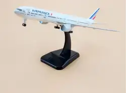 45 см смолы Air France Airlines B777 металла модель самолета Модель Боинг 777 Airways самолетов w подставка для дисков