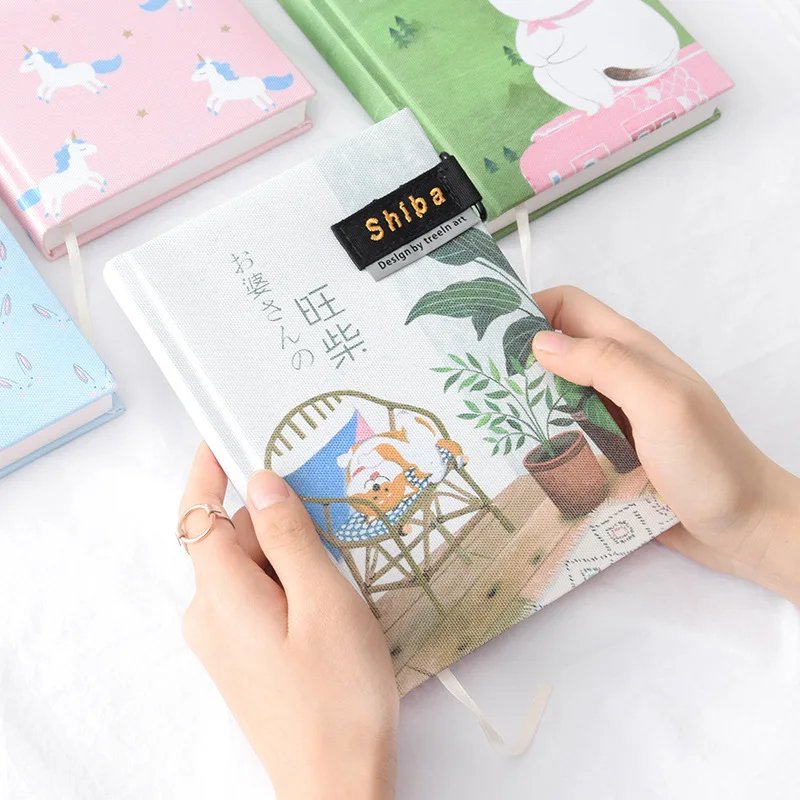 

Kawai Unicorn Paper Notebook Journal Cute Cactus Planner Diary Books For Writing Bts Korean Stationery Office School Supplies
