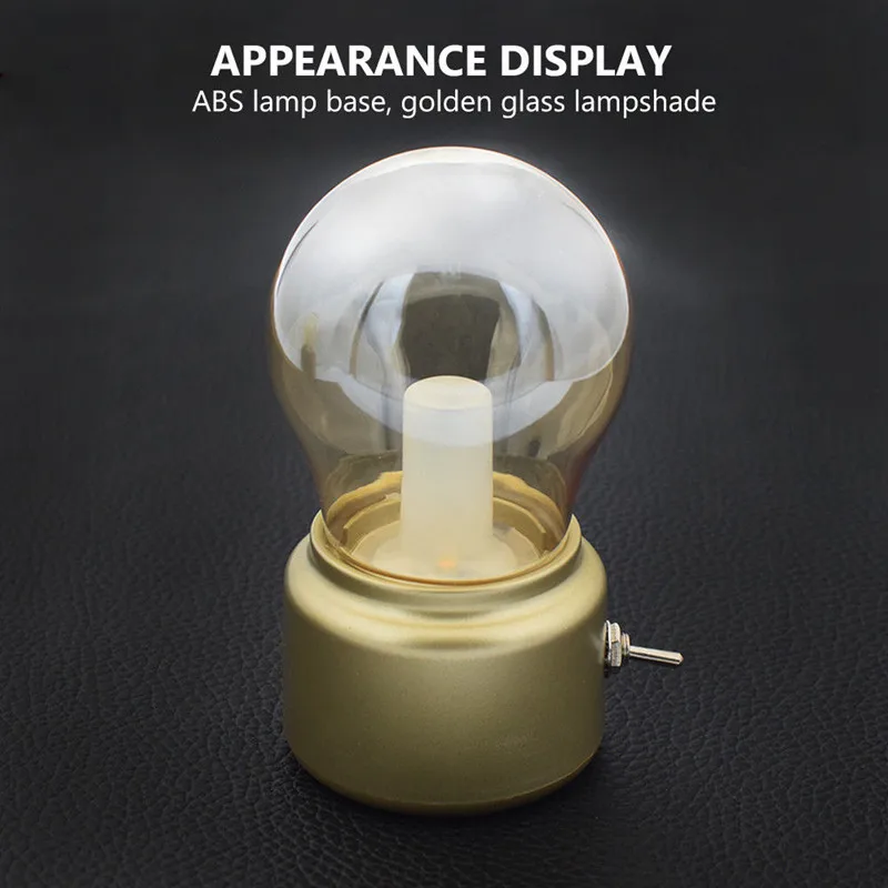 USB Rechargeable Bulb Shaped LED Night Light01