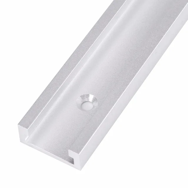 T-Track T-Slot Aluminum Alloy Track for Woodworking Workbench Machines  400mm Length