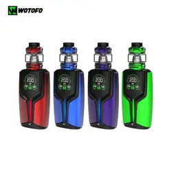 Оригинальный Wotofo Flux Kit электронные сигареты с 200 Вт Flux поле Mod потока Pro сменный распылитель 2 мл 4 мл бак электронная сигарета полный набор